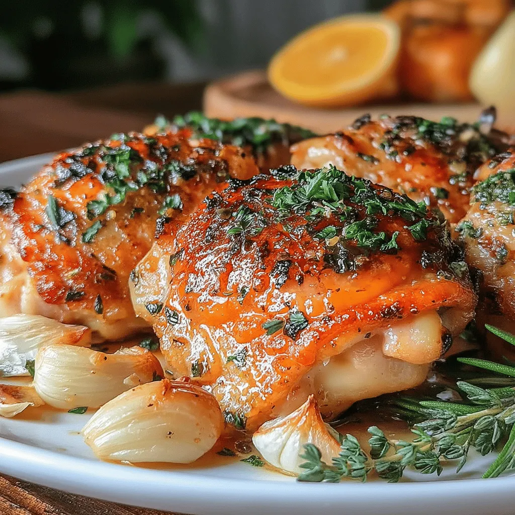 In the realm of comfort food, few dishes evoke the warmth and satisfaction of a perfectly roasted chicken. This Garlic Herb Roasted Chicken Thighs recipe not only delivers on flavor but also offers a straightforward preparation process that makes it accessible for home cooks of all skill levels. With its fragrant herbs and zesty lemon infusion, this dish is sure to become a staple in your culinary repertoire. Whether you’re hosting a family dinner or seeking an easy weeknight meal, these chicken thighs promise to impress.
