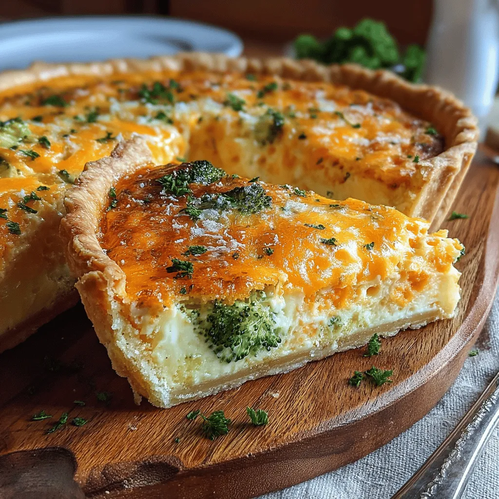 Quiche is a wonderfully versatile dish that can be enjoyed at any meal, whether it's breakfast, brunch, lunch, or dinner. Its flaky crust and creamy filling make it a beloved choice for gatherings and casual family meals alike. Among the many variations of quiche, the Delightful Cheddar and Broccoli Quiche stands out with its rich flavors and wholesome ingredients.