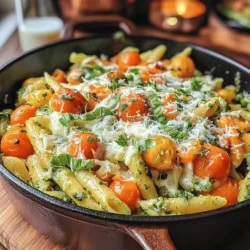 One-pot meals have revolutionized the way we approach cooking, especially on busy weeknights. They offer not only convenience but also the joy of minimal cleanup, allowing you to focus on what truly matters—enjoying delicious food with loved ones. The One-Pot Cheesy Pesto Pasta is a perfect embodiment of this concept, combining ease of preparation with vibrant flavors.