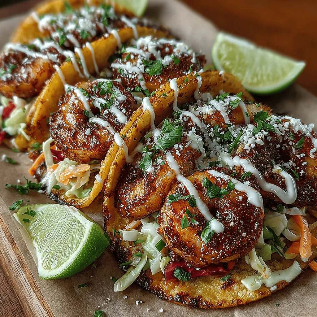 Spicy Zesty Shrimp Tacos are a delightful culinary experience that brings together the fresh flavors of succulent shrimp, zesty slaw, and warm tortillas. This dish is not only vibrant and appetizing but also incredibly quick to prepare, making it perfect for both casual gatherings and weeknight dinners. The combination of spices and textures turns these tacos into an irresistible meal that can be enjoyed by everyone, from novice cooks to seasoned chefs. With just a few simple ingredients and steps, you can create a dish that bursts with flavor and is sure to impress.