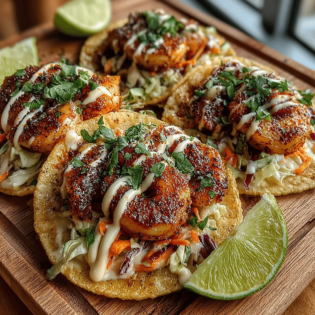 Spicy Zesty Shrimp Tacos are a delightful culinary experience that brings together the fresh flavors of succulent shrimp, zesty slaw, and warm tortillas. This dish is not only vibrant and appetizing but also incredibly quick to prepare, making it perfect for both casual gatherings and weeknight dinners. The combination of spices and textures turns these tacos into an irresistible meal that can be enjoyed by everyone, from novice cooks to seasoned chefs. With just a few simple ingredients and steps, you can create a dish that bursts with flavor and is sure to impress.