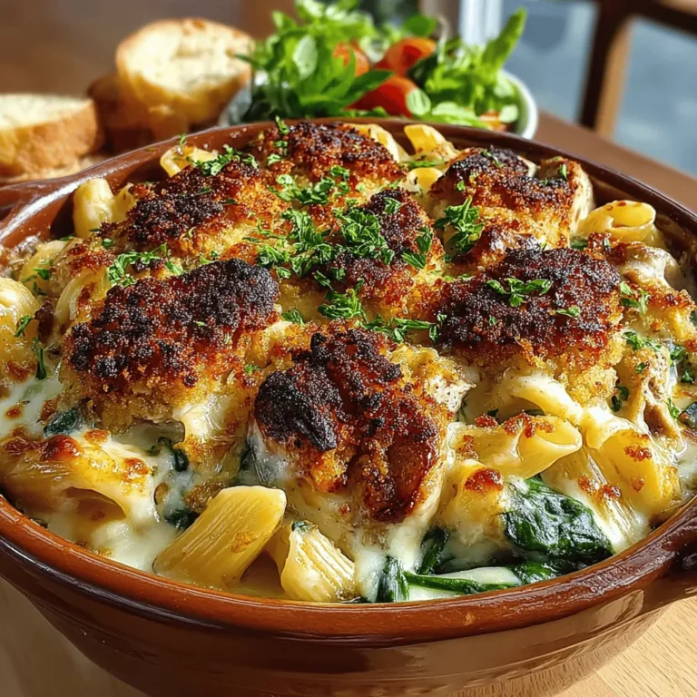 - 8 ounces of pasta (penne or rotini) - 1 pound boneless, skinless chicken breast, diced - 2 cups fresh spinach, chopped - 1 cup heavy cream - 1 cup shredded mozzarella cheese - ½ cup grated Parmesan cheese - 2 tablespoons olive oil - 1 teaspoon Italian seasoning - Salt to taste - Black pepper to taste - Optional: red pepper flakes for added heat