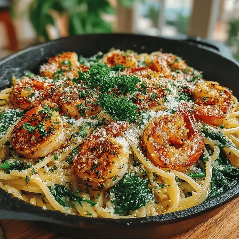 In the realm of quick and satisfying meals, Zesty Lemon Garlic Shrimp with Spinach Pasta stands out as a flavorful and vibrant dish that can elevate any dining experience. This recipe combines succulent shrimp, fresh spinach, and zesty lemon, all tossed with al dente pasta for a well-rounded meal that's both nutritious and delicious. Whether you're looking for a weeknight dinner or a dish to impress guests, this recipe is a perfect choice. Here, we will break down the steps, ingredients, and techniques to create this culinary delight.