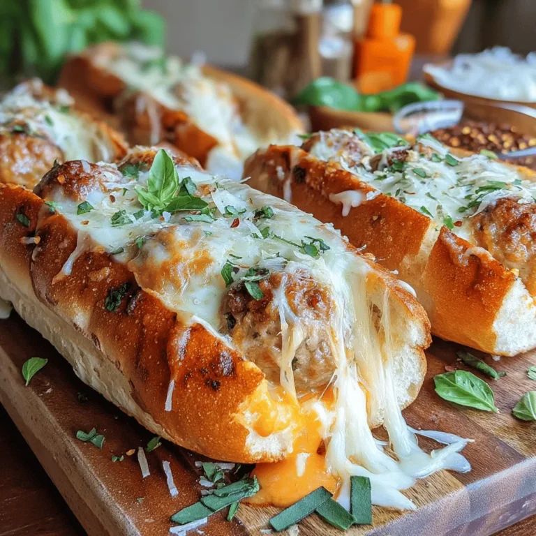 Savory Skillet Garlic Herb Meatball Subs are a delightful twist on a classic comfort food. This dish combines juicy, flavorful meatballs with a rich garlic herb sauce, all nestled in a warm, crusty sub roll. It's a meal that not only satisfies hunger but also brings a sense of warmth and nostalgia, making it a must-try for any food lover.