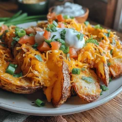 Crunchy Taco Loaded Potato Wedges are the perfect dish for those who crave a delightful fusion of flavors. Combining the classic taste of tacos with the satisfying crunch of golden potato wedges, this recipe is sure to impress anyone who takes a bite. With their crispy exterior and flavorful toppings, these wedges offer a unique twist that elevates any meal.