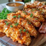 In the world of comfort food, few dishes can compete with the irresistible combination of crispy chicken, smoky flavors, and the rich undertones of whiskey. This Crunchy Whiskey BBQ Bacon Chicken Tenders recipe brings an exciting twist to a classic favorite, perfect for gatherings or a cozy night in. With a careful blend of spices, a crunchy panko-bacon coating, and a sweet and tangy BBQ glaze, these tenders are sure to impress your family and friends. Join us as we delve into the step-by-step process of creating this mouthwatering dish.