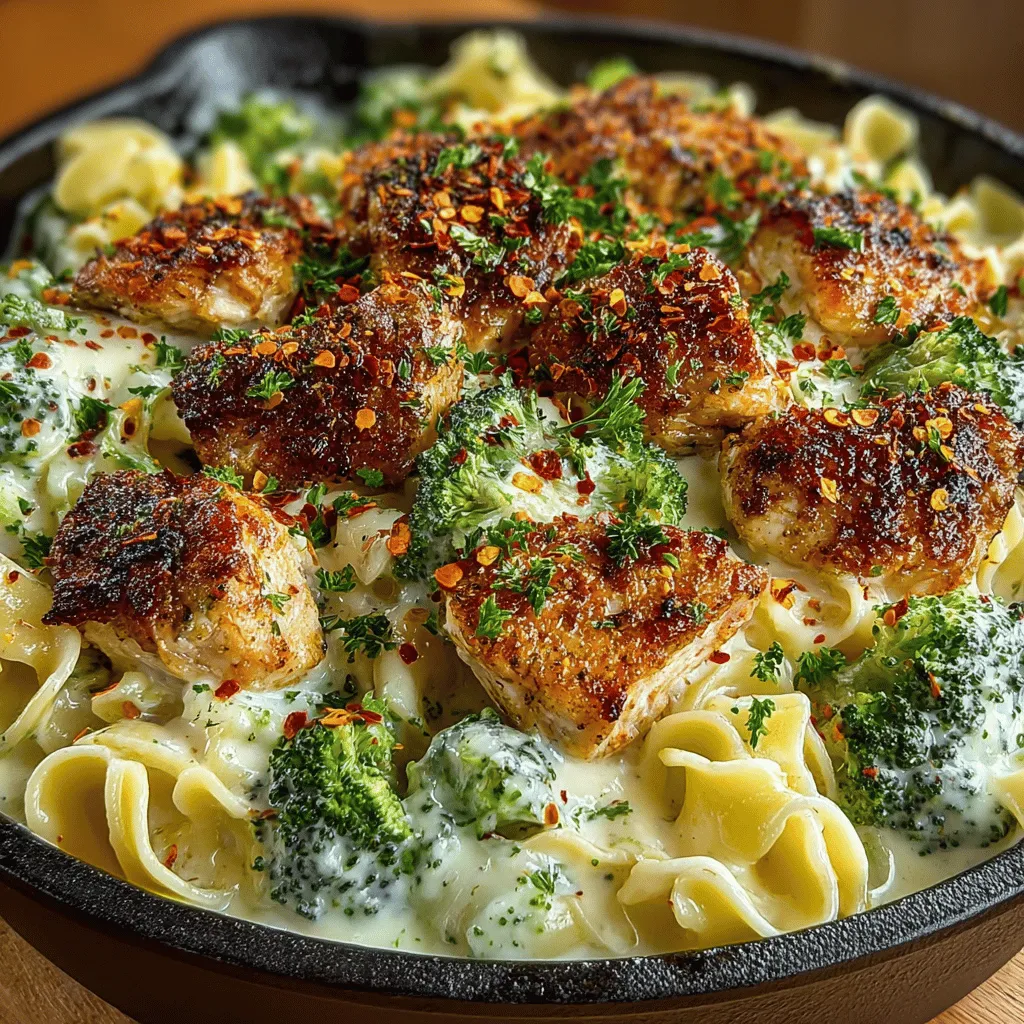 In the realm of comforting meals, few dishes can rival the creamy richness of a Chicken and Broccoli Alfredo Skillet. This one-pot recipe not only promises a delightful fusion of flavors but also offers a quick and convenient cooking experience, making it perfect for busy weeknight dinners or leisurely weekend meals. Featuring tender chicken, vibrant broccoli, and a luscious Alfredo sauce, this dish is as satisfying as it is nutritious. In this article, we will explore the intricacies of this recipe, delving into the ingredients, cooking techniques, and the delightful experience that comes with preparing and enjoying this delicious meal.