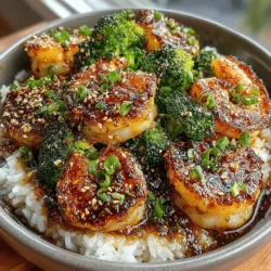 Speedy Honey Garlic Shrimp with Broccoli is a quick and nutritious meal that is perfect for busy weeknights. This dish combines juicy shrimp with vibrant broccoli, creating a delightful balance of flavors and textures. Shrimp is a lean protein that cooks rapidly, while broccoli is considered a superfood due to its high vitamin and mineral content. The sweet and savory honey garlic sauce elevates the dish, making it appealing to both novice and experienced cooks alike. Whether you're looking for a quick dinner solution or a healthy option, this recipe is an excellent choice.