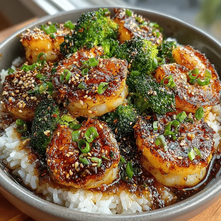 Speedy Honey Garlic Shrimp with Broccoli is a quick and nutritious meal that is perfect for busy weeknights. This dish combines juicy shrimp with vibrant broccoli, creating a delightful balance of flavors and textures. Shrimp is a lean protein that cooks rapidly, while broccoli is considered a superfood due to its high vitamin and mineral content. The sweet and savory honey garlic sauce elevates the dish, making it appealing to both novice and experienced cooks alike. Whether you're looking for a quick dinner solution or a healthy option, this recipe is an excellent choice.